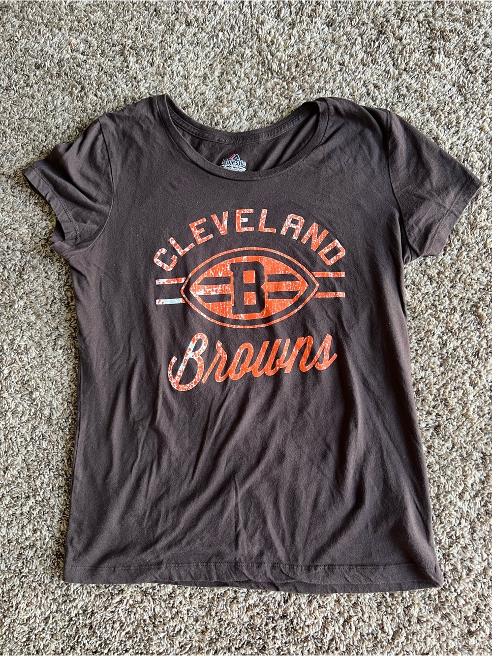 Cleveland Browns Majestic Women’s Tee Shirt Size L
